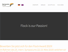 Tablet Screenshot of flock.de